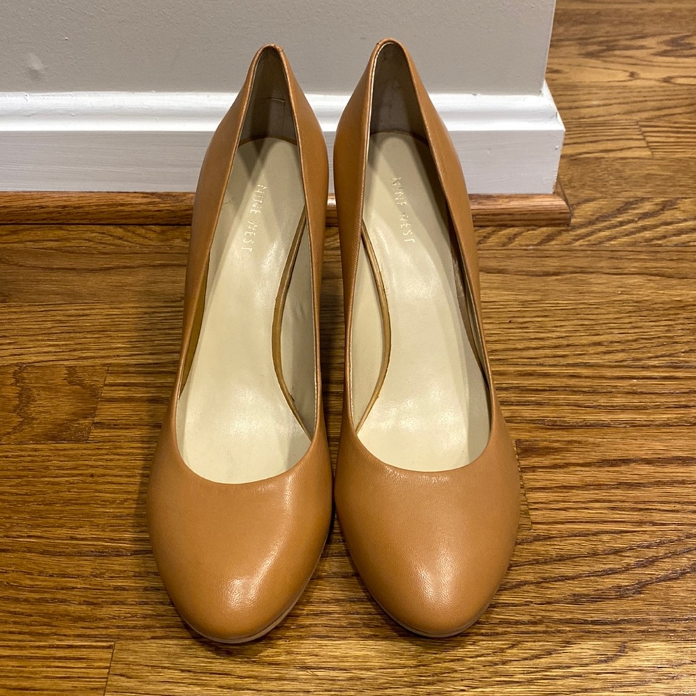 Women’s Nine West Heels, Size 11, Camel, Worn Once